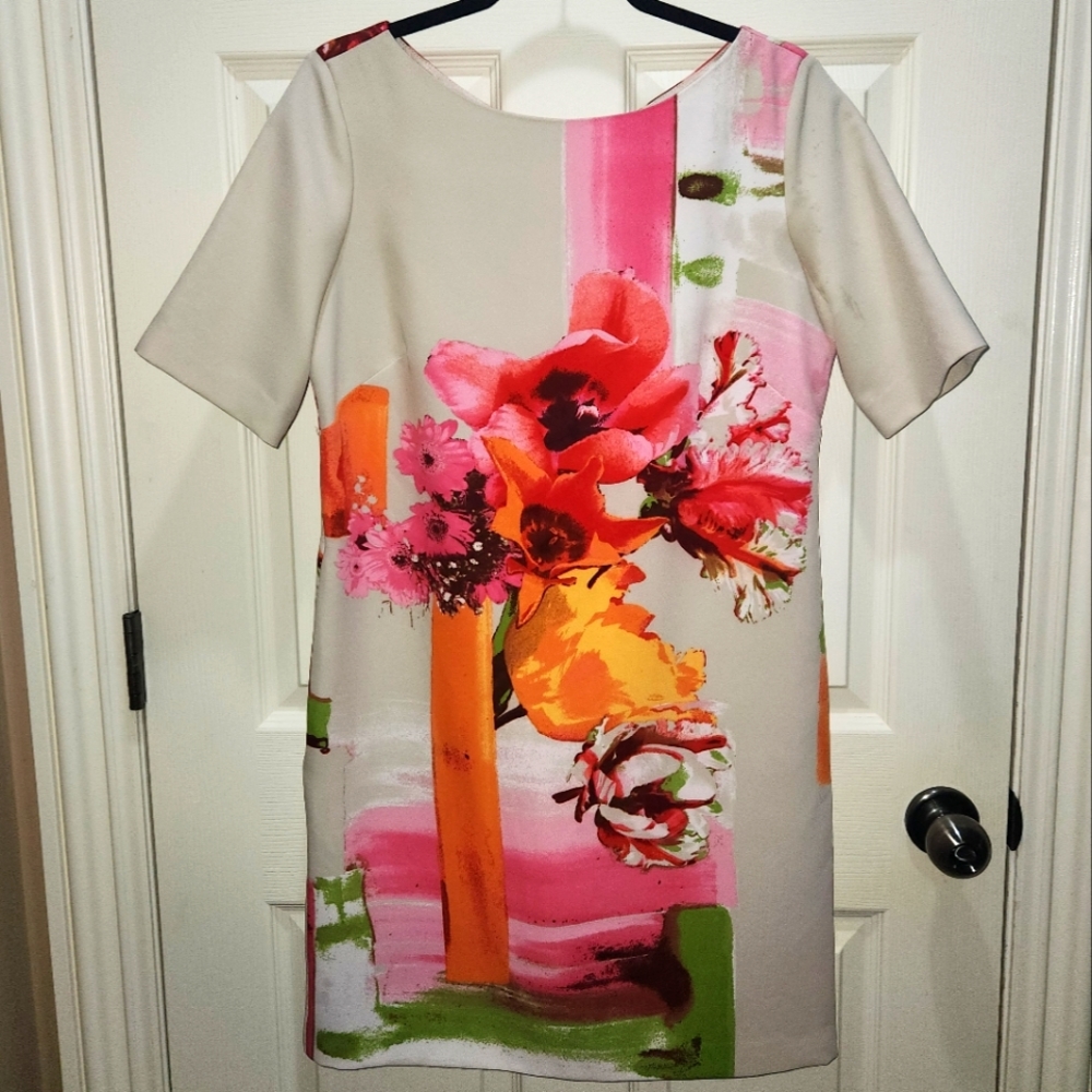 Printed Sheath Dress